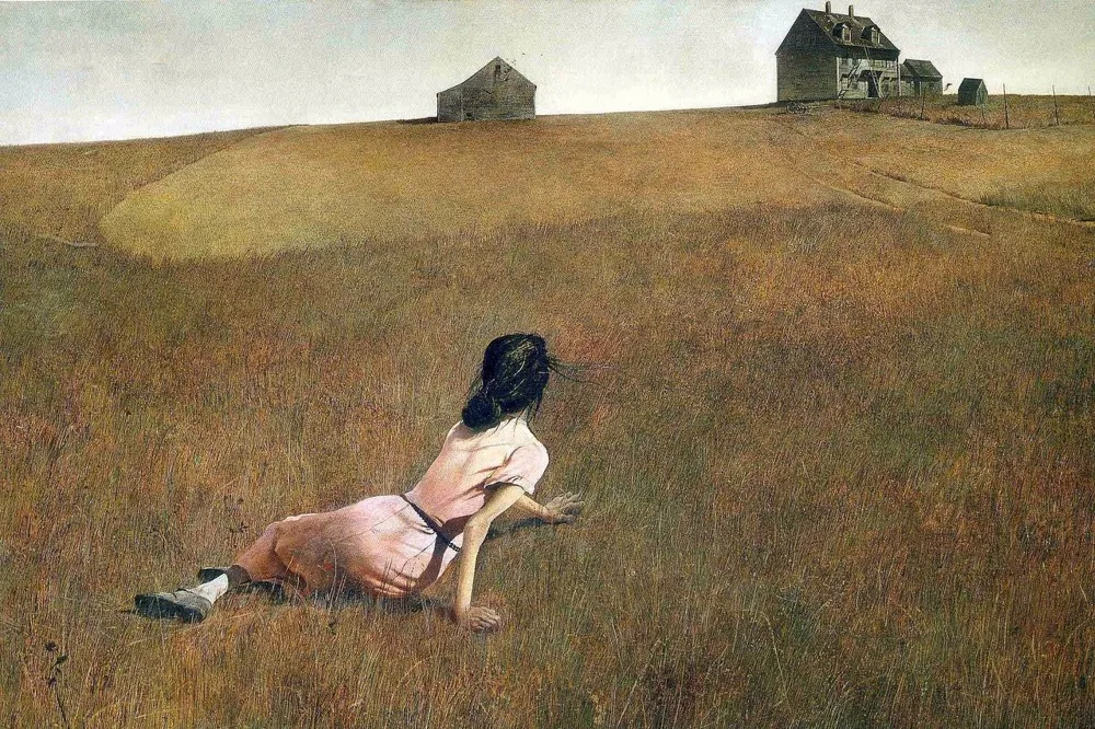 Картина маслом Wyeth Настенная картина для гостиной с изображением Эндрю Кристины
