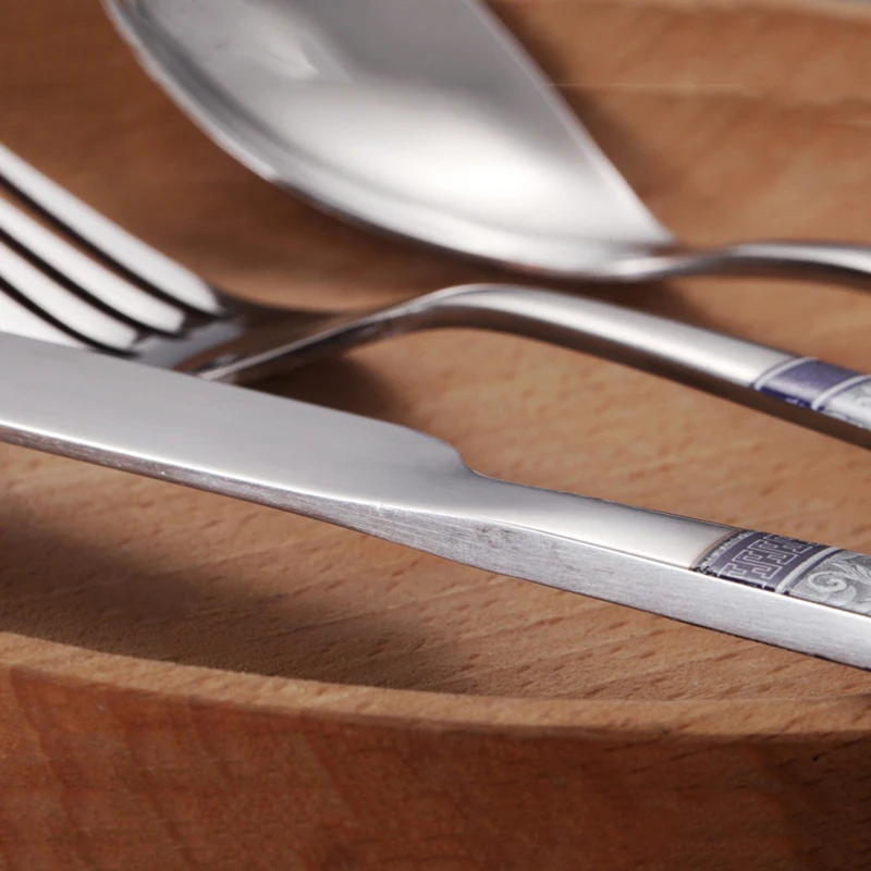 Hoomall Stainless Steel Cutlery Dinner Set Western Home Tableware Party Dining Appliance Kitchen Tools Fork Set Dropshipping