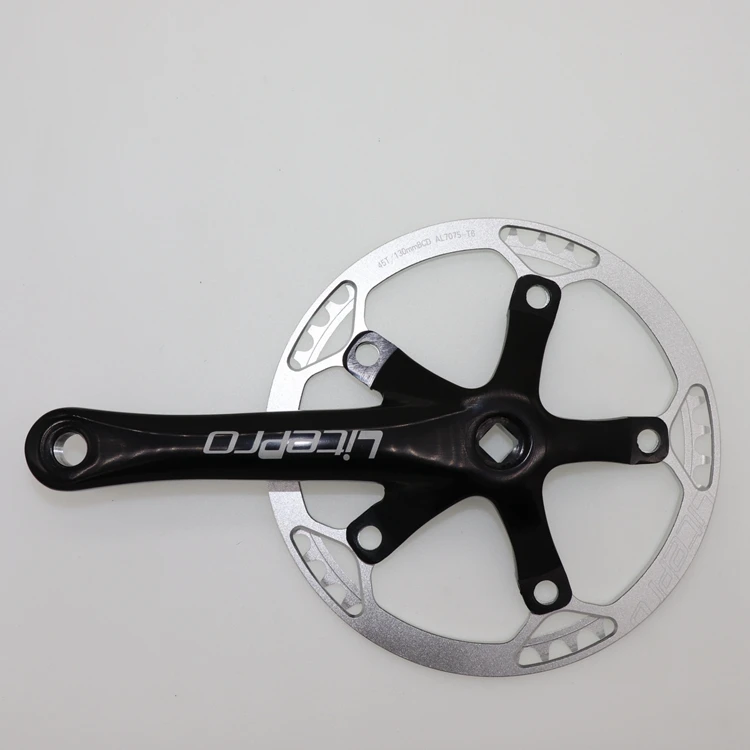 Litepro шатун цепи 130 BCD складной велосипед BMX односкоростная цепь колеса AL7075 170 мм Crank 130bcd зуб 45T 47T 53T 56T 58T