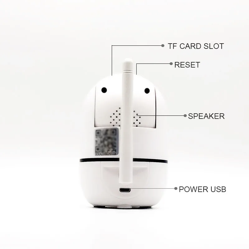 Мини Беспроводной Камера 2mp SD Карты Wi Fi IP PTZ 1080 P Full HD P2P Обнаружение движения