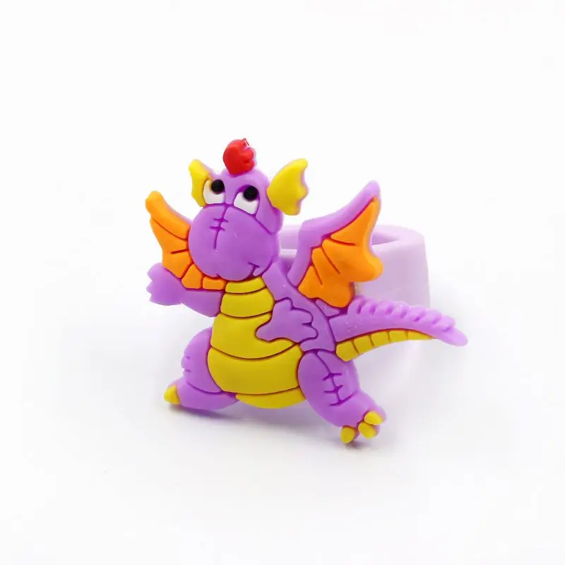 6 шт. украшения для маленьких мальчиков и девочек резиновые кольца дня рождения