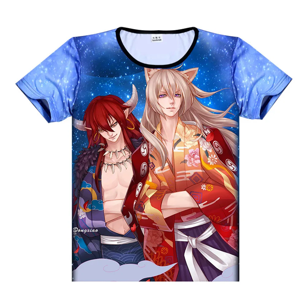 Хлопковая футболка для косплея унисекс свободная рубашка с принтом Mes nico mafumafu