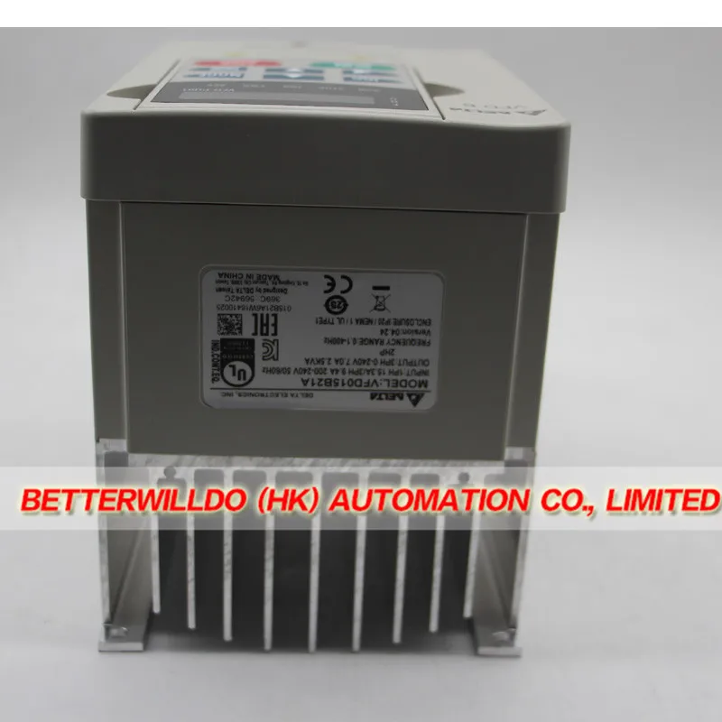 VFD015B21A Оригинальный Новый 2HP 1.5KW 1 фазы Delta Инвертор 1PH В 3PH С Клавиатуры Год Гарантии
