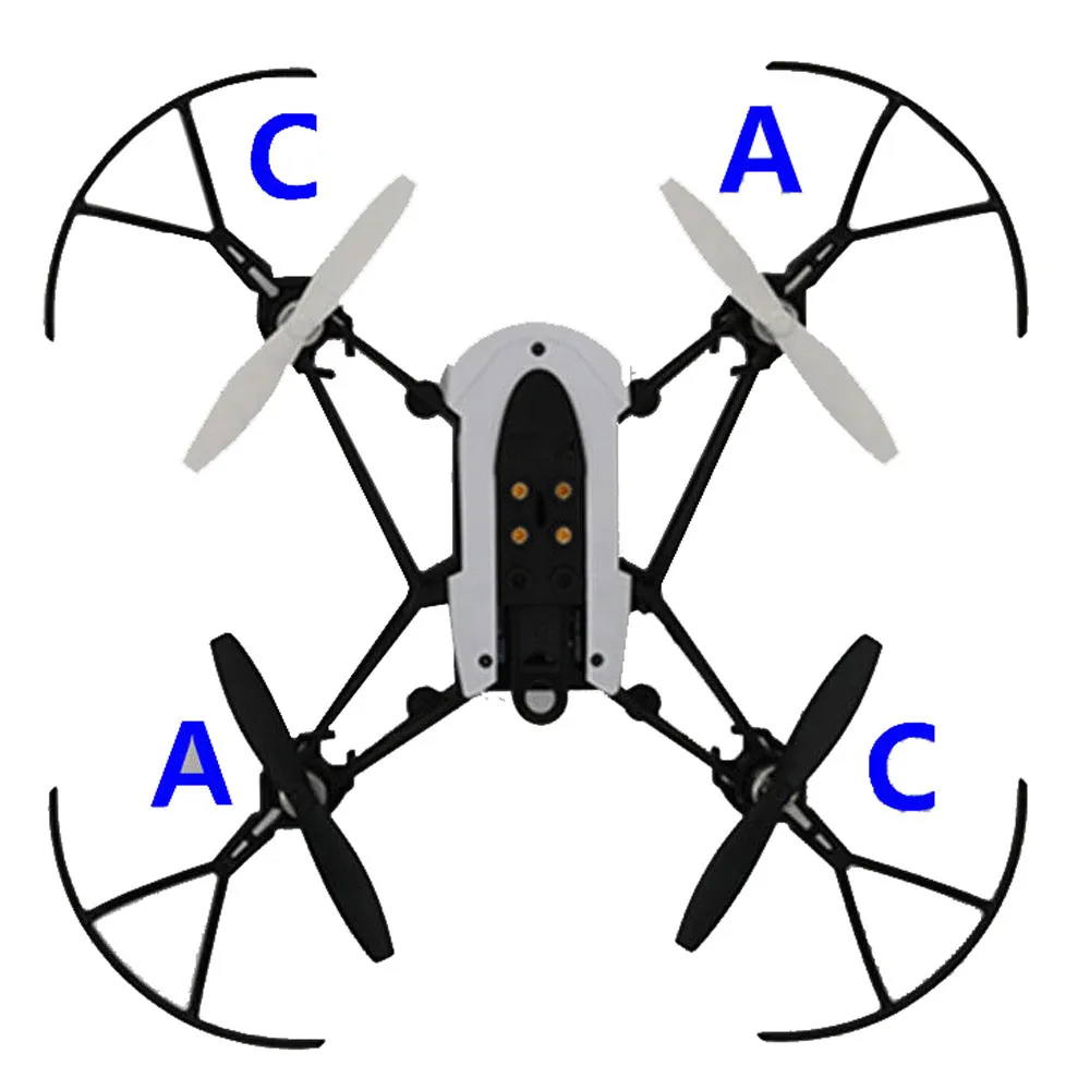 4 шт. пропеллер Prop CW CCW для Parrot Minidrones 3 Mambo качели RC Дрон части F429 | Игрушки и хобби