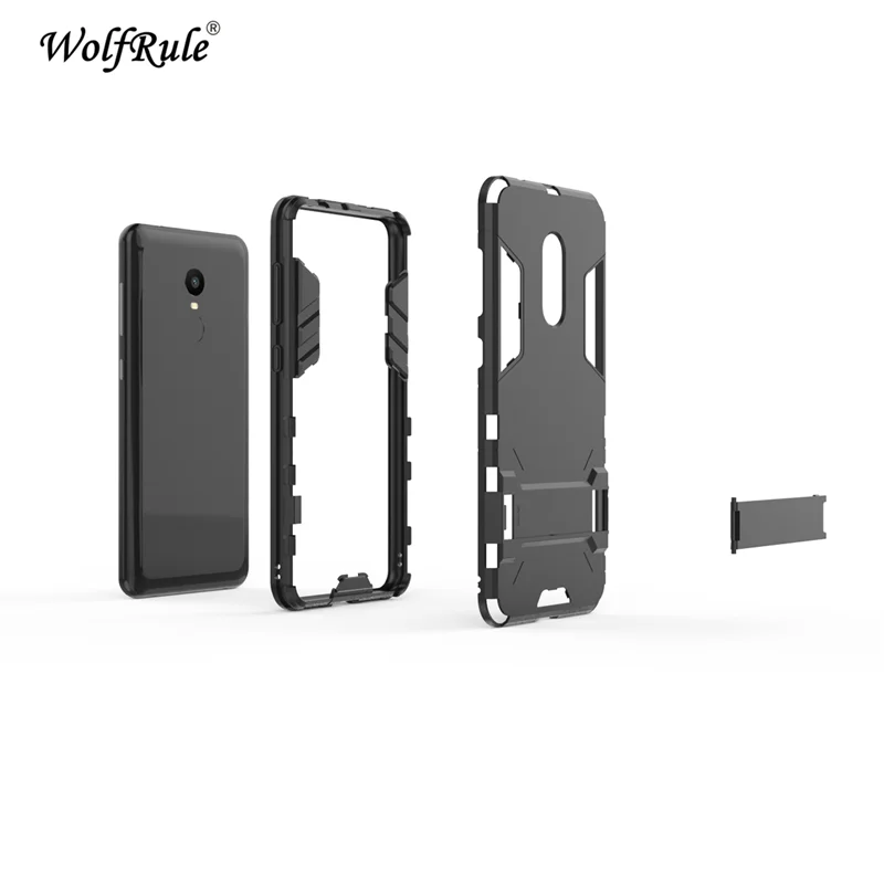 Чехол WolfRule для 360 N6 мягкий силиконовый + пластиковый чехол с подставкой телефона