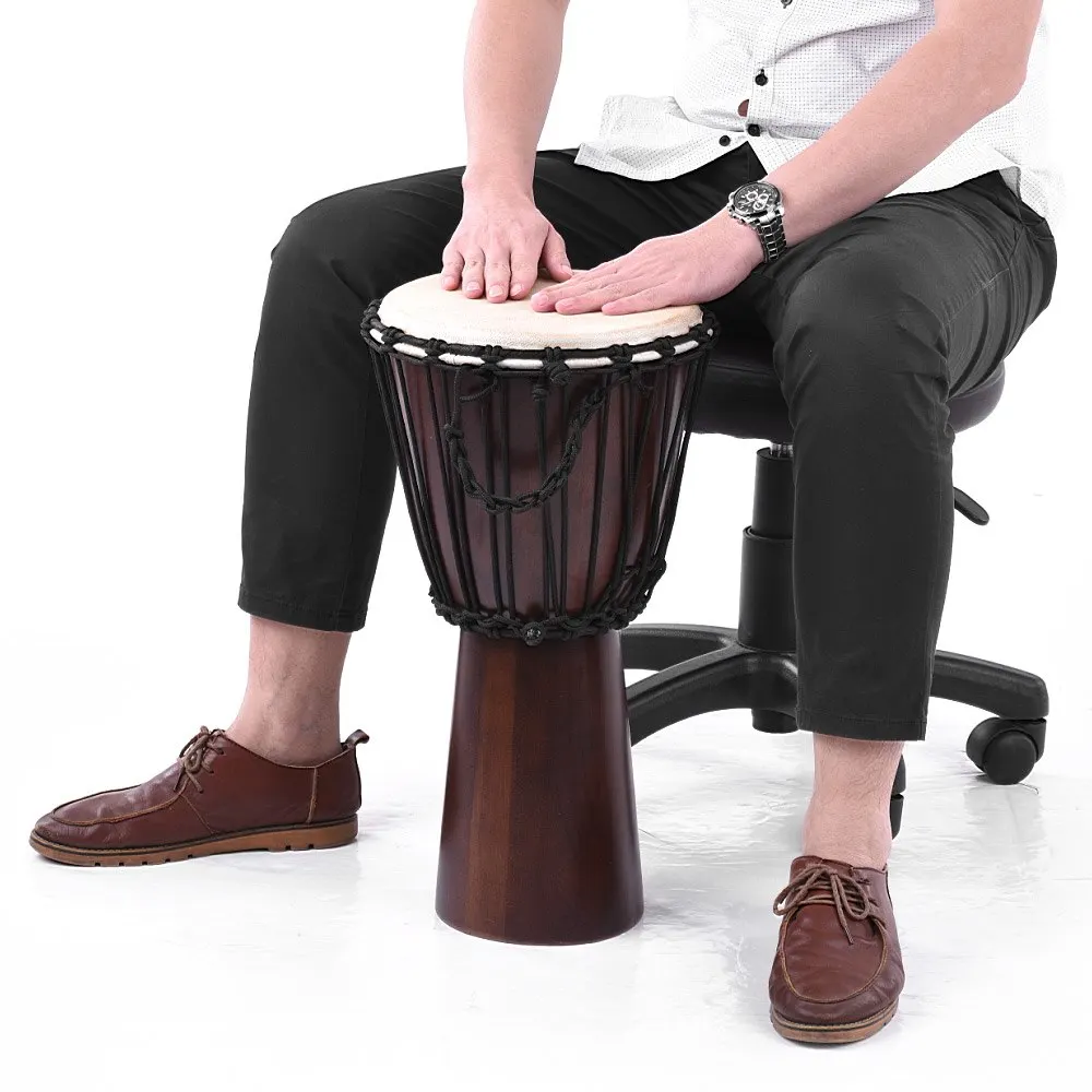 Профессиональный Африканский барабан Djembe ручной 8 дюймов ударный музыкальный