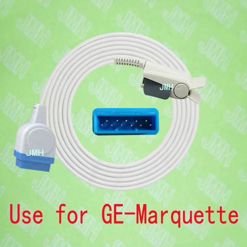 

Compatible with GE Marquette tram 250 Pulse Oximeter monitor , Adult finger clip spo2 sensor.11PIN,Nellcor clip.