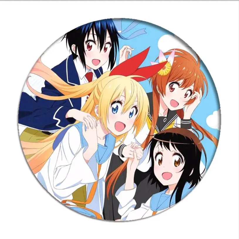 1 шт. брошь в виде манги Nisekoi Значки для косплея Kirisaki Chitoge |