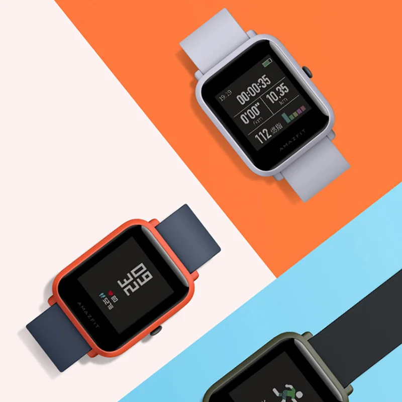 Смарт часы Huami Amazfit Bip монитор сердечного ритма фитнес трекер gps подключение умные