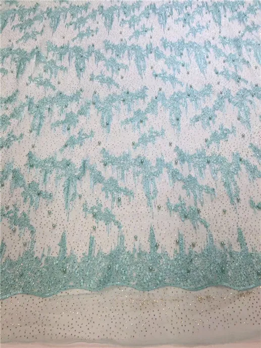 Кружевная аппликация бежевого цвета с бисером кружевная ткань французскими