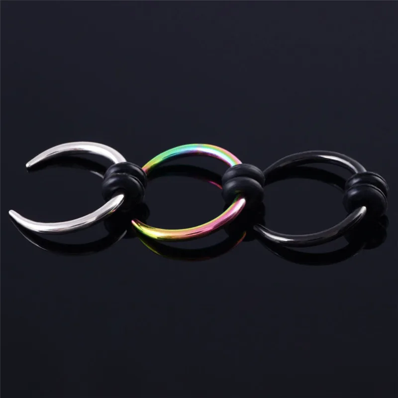 Кольцо LINOSIR из нержавеющей стали для пирсинга украшение поддельная кольца носа