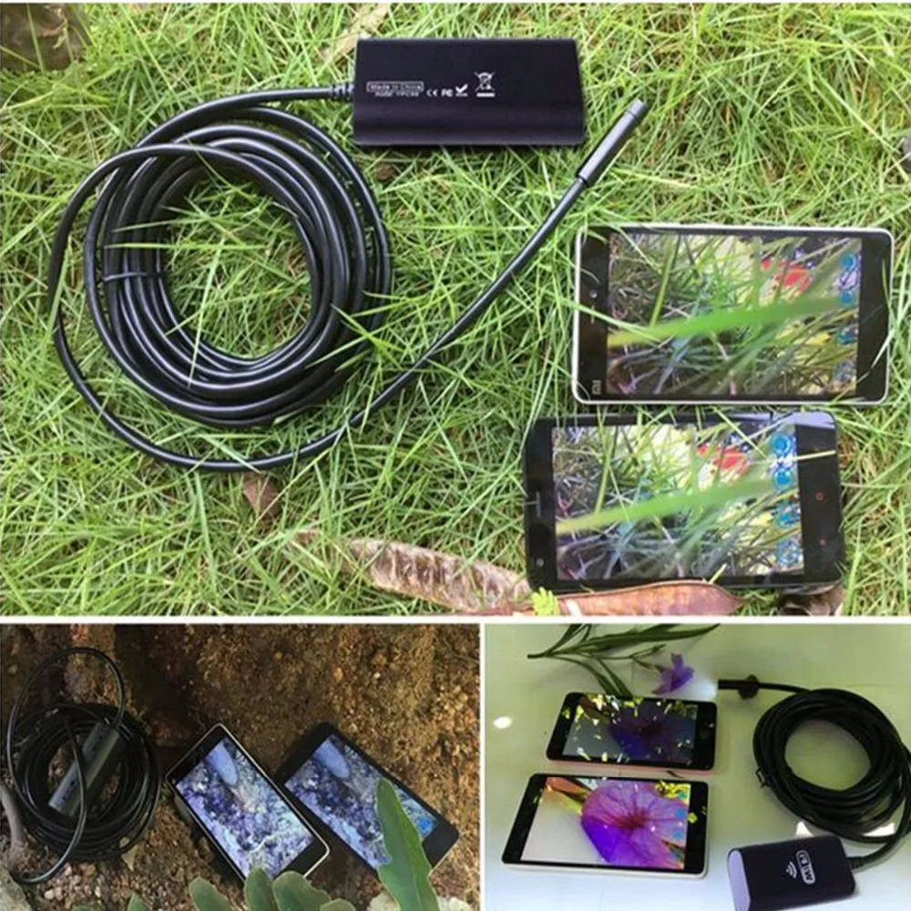 Stardot WiFi USB эндоскопа Android CMOS 8 мм Водонепроницаемый 6LED бороскоп инспекционной