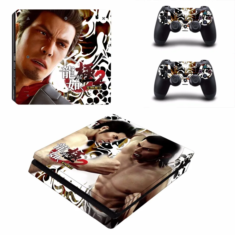 Игра якудзы Kiwami 2 PS4 тонкая кожа Стикеры для Sony Игровые приставки 4 консоли и