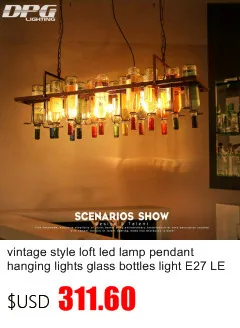 5 головок люстра Паук Лофт винтажный промышленный светильник Edison ЛАМПЫ для столовой креативный светильник ing маленькие держатели ламп