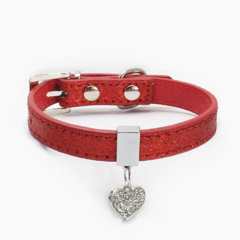 Bling Стразы ошейник Кристалл Цепочки и ожерелья щенок собака Воротники