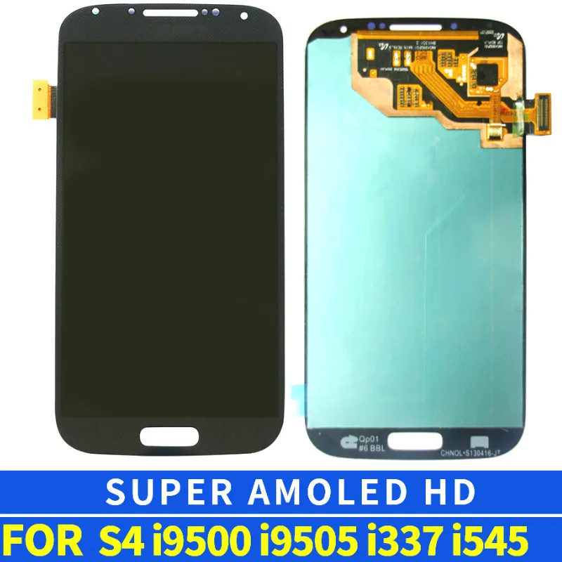 Оригинальный Super AMoled дисплей для Samsung S4 сенсорный ЖК Galaxy i9515 дигитайзер в сборе i9500