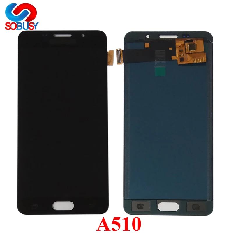 5 2 ''A5 2016 LCD для SAMSUNG Galaxy A510 A510F A510M A510FD ЖК дисплей кодирующий преобразователь