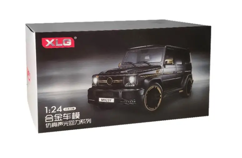 1/24 Diecasts& Toy Vehicles Big G Brabus G65 модель автомобиля звук и светильник коллекция автомобиля игрушки для мальчика Детский подарок brinquedos - Цвет: with box
