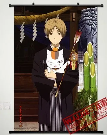 There are classic Japanese anime Natsume's Book of Friends ( 90 * 60 ) -006 cartoon poster scroll paintings | fabric painting Дом и сад