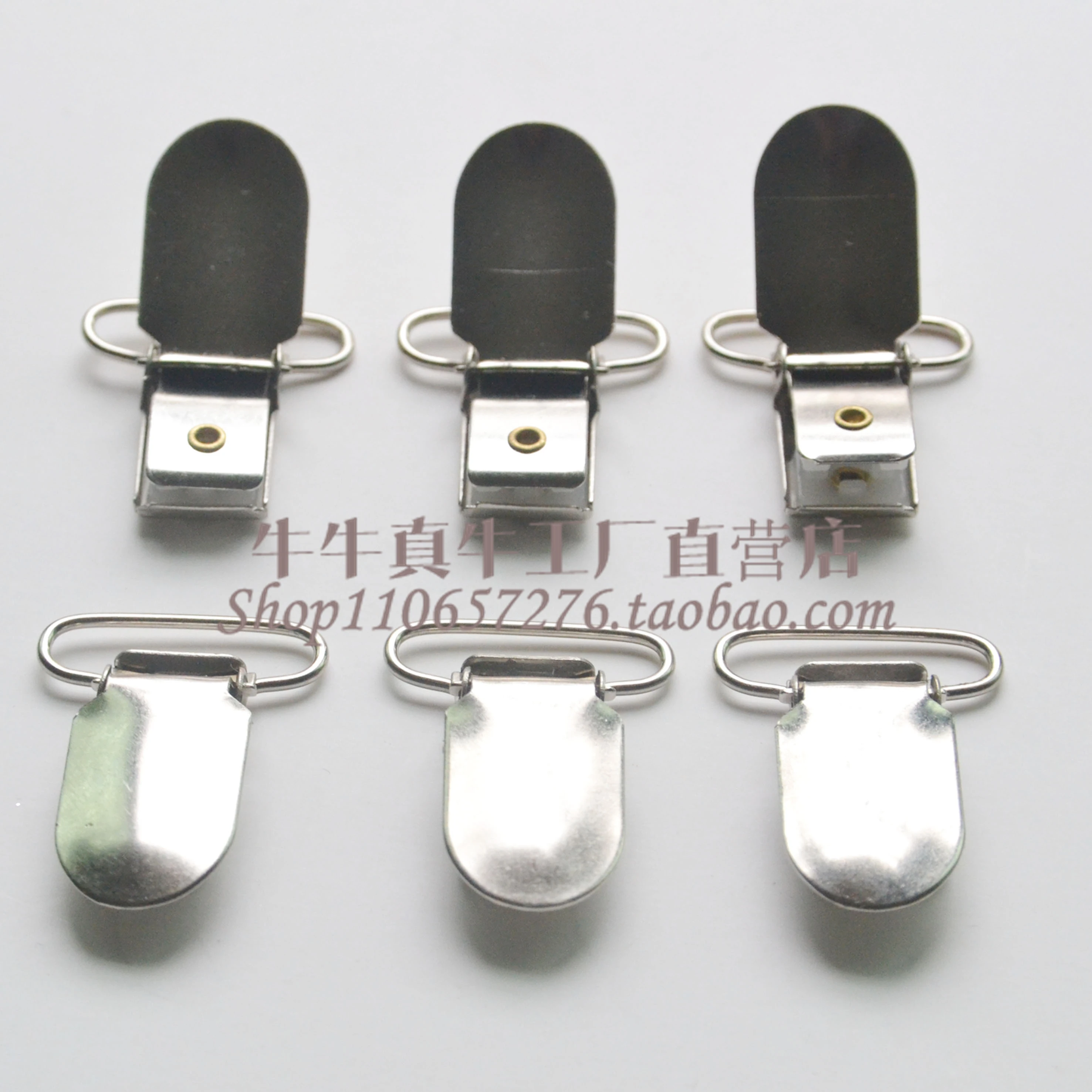 

Braces clips Suspender repair plastic pad insert cosplay metal hook duckbill clip sexy spaghetti strap 1" 25mm silver buckle