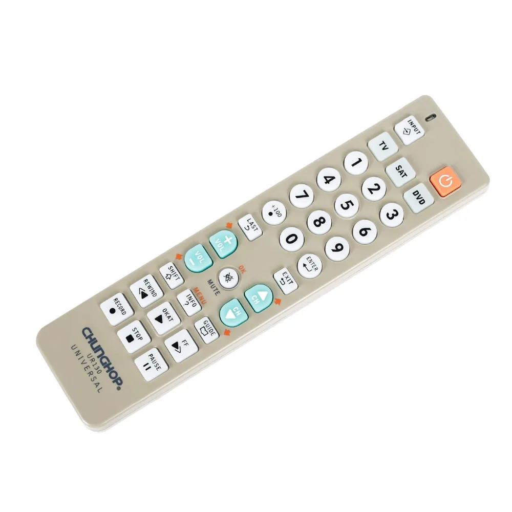 Универсальный пульт дистанционного управления для chunghop UR130 TV DVD SAT operating 3
