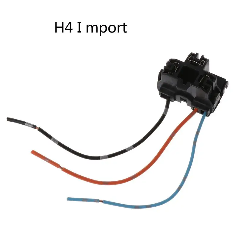 

2019 H4 Car Halogen Bulb Socket high quality Power Adapter Plug Connector Wiring Harness