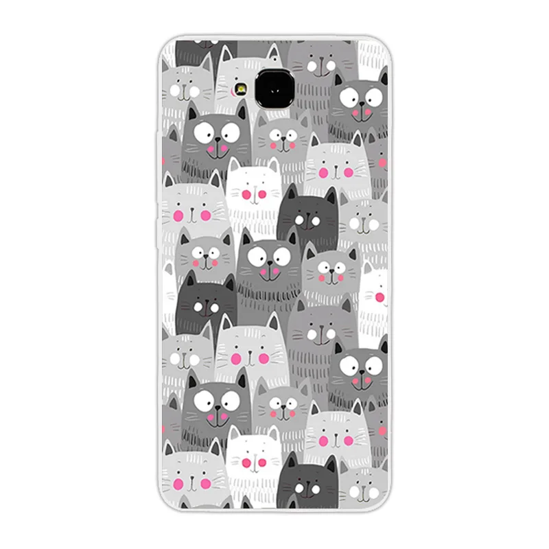 Мягкий ТПУ чехол для Huawei Honor 4C Pro TIT-AL00 Y6 TIT-L01 Enjoy 5 Holly 2 Plus цветной Play 5X |