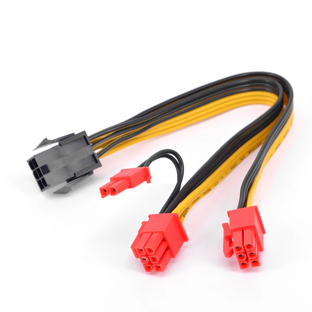 PCI express GPU 6 контактный до + 2 кабель питания графическая карта 8 P штекер контактного