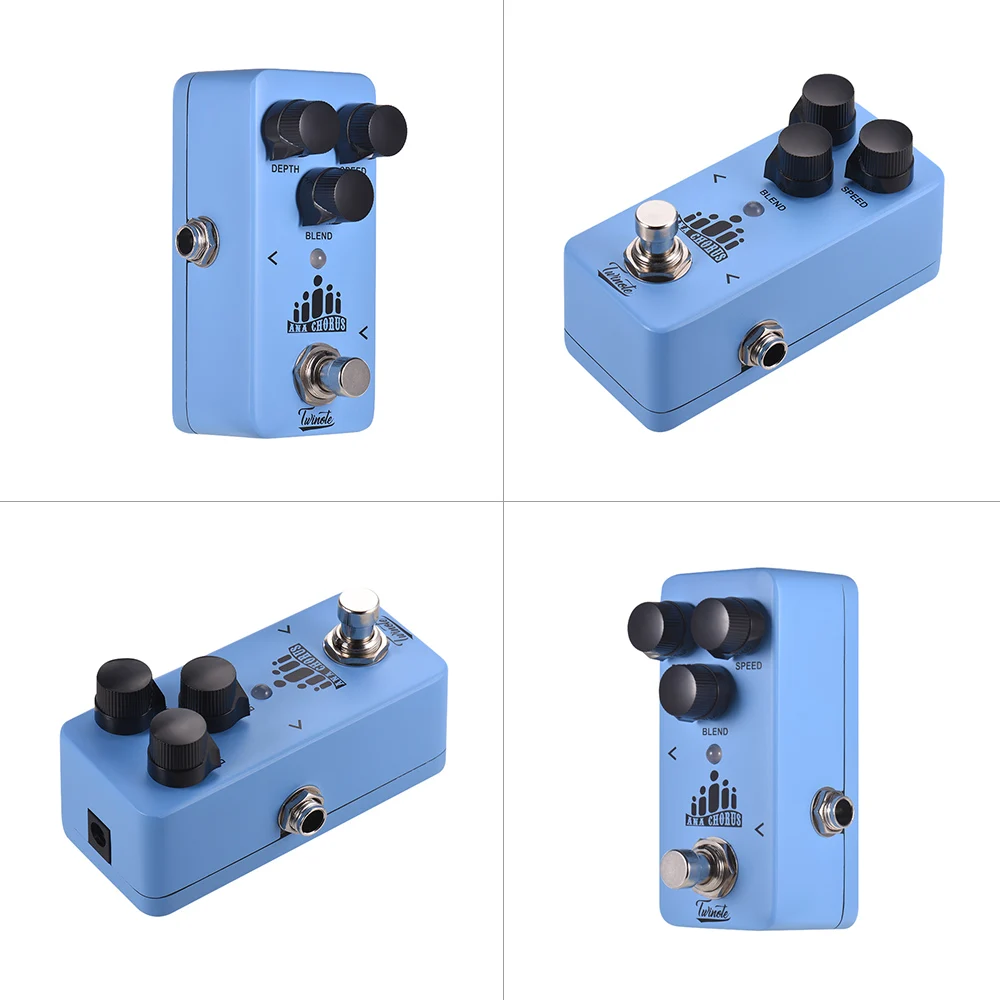 Twinote ANA CHORUS Mini Analog Chorus Guitar Effect Pedal Processsor Full Metal Shell with True Bypass | Спорт и развлечения