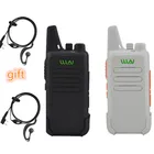 2 шт. WLN KD-C1KD-C2 иди и болтай Walkie Talkie UHF 400-470 МГц 5 Вт Мощность 16-канальный видеорегистратор Кайли Мини Портативный трансивер C1 двухстороннее радио C2