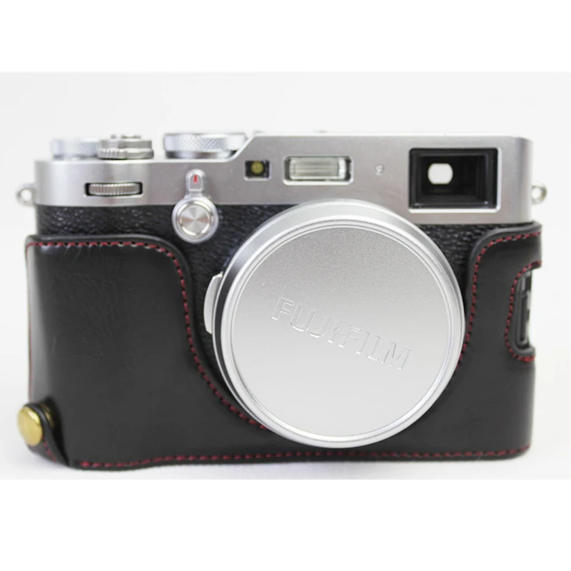 Роскошные Завод цифровой Камера половина тела сумка PU кожаный чехол подходит