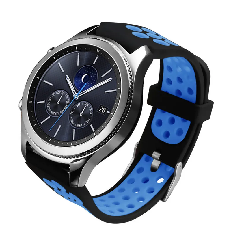 Защитная пленка 46 мм + спортивный силиконовый ремешок для samsung gear s3 Frontier Classic