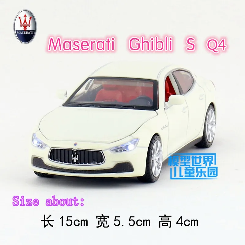 Игрушечный автомобиль модель из литья под давлением 1:32/Maserati Ghibli S Q4/Maserati Levante SUV/Sound