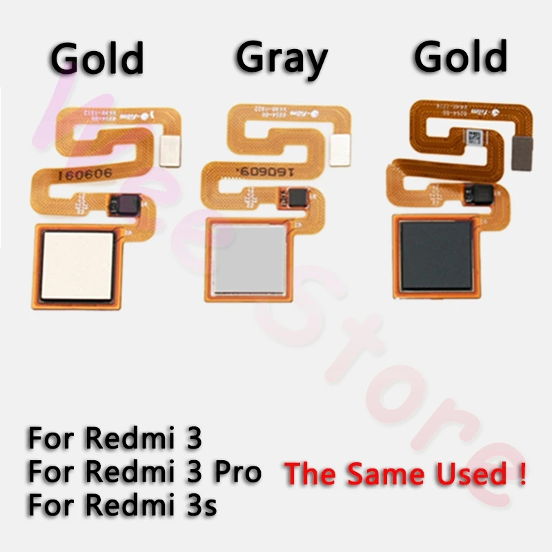Шлейф с датчиком отпечатков пальцев для Xiaomi Redmi Note 3 3s Pro Home Flex|Шлейфы мобильных