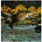 Полная круглая Алмазная вышивка, рыбалка, Алмазная мозаика, картина, вышивка из страз, мозаика, картины из страз, подарок AS936