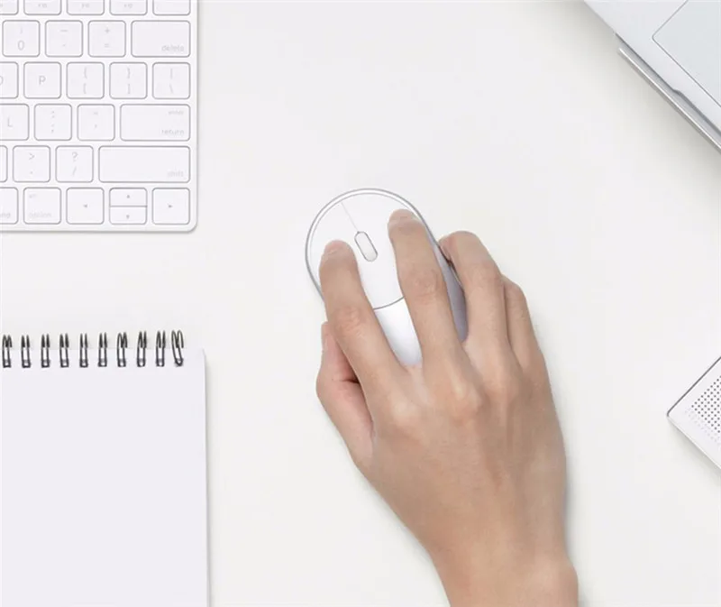 Оригинальная Xiao mi мышь, портативная беспроводная mi мышь, оптическая Bluetooth 4,0 RF 2,4 GHz, двойной режим подключения mi 1200 dpi, mi офисная мышь