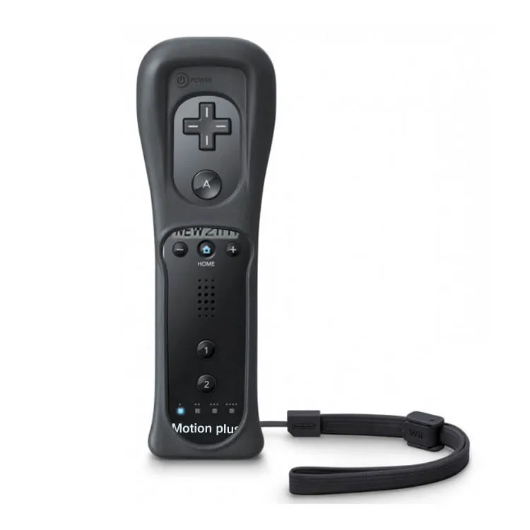 Для беспроводной пульт дистанционного управления wii встроенный контроллер Motion Plus для nintendo wii 2 в 1 игровая консоль с силиконовым чехлом