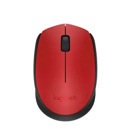 Красный Беспроводная мышь logitech M170 2,4 ГГц, Мини Беспроводная USB оптическая игровая мышь - Цвет: Красный