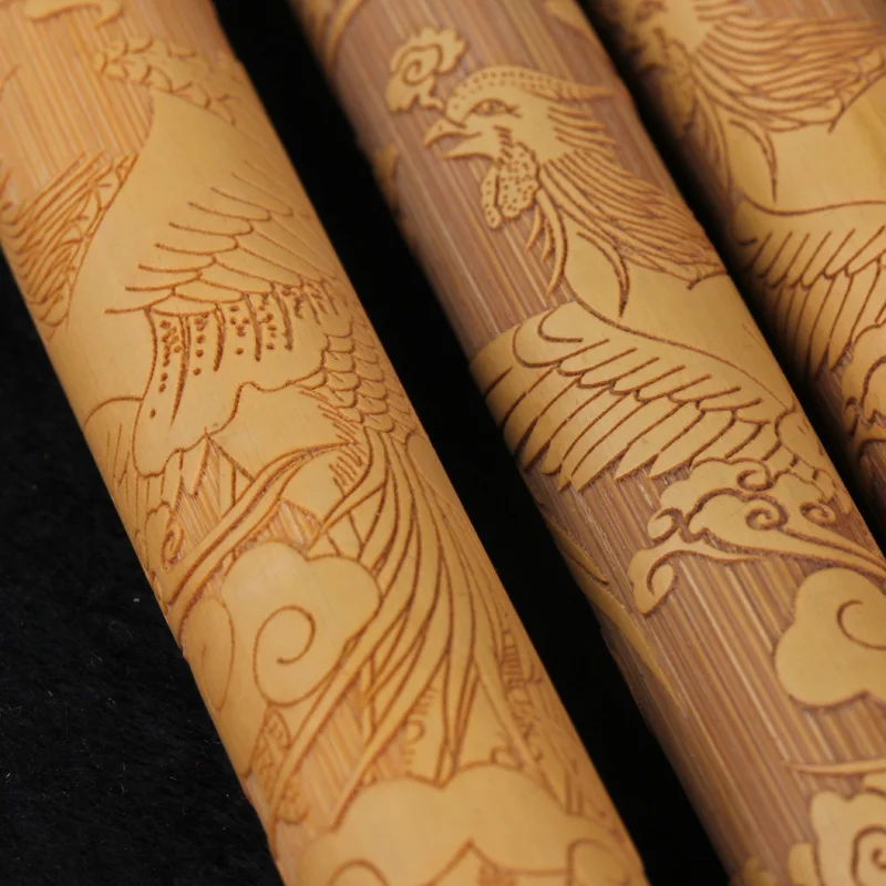 Старый бамбук 7 дюймовый бамбука рельеф резной ладан баррель Дракон Гил алоэ и
