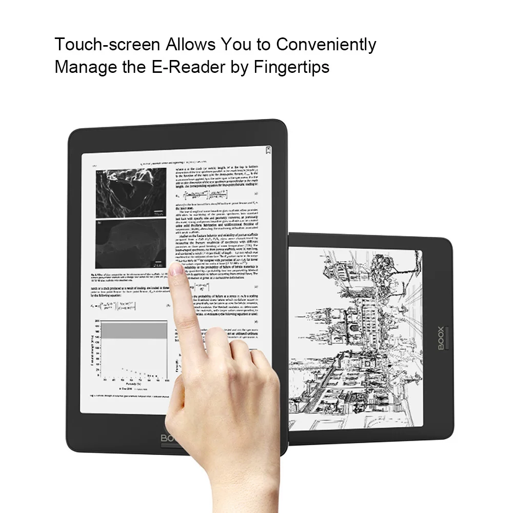 BOOX NOVA Pro 7," Электронная книга двойной цвет Frontlight Ultra HD читалка 2G/32GB Android 6,0 e-ink электронная книга с стилусом