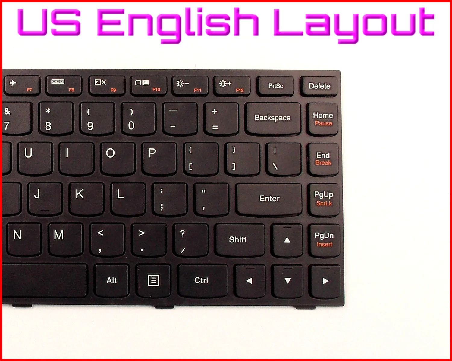 

New US English Layout Keyboard for Lenovo G40 G40-45 G40-70A G40-30 G40-70 G40-75 G40-80 G40-70M Z40-70 Laptop
