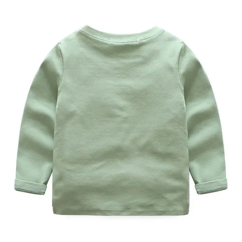 Детская Хлопковая футболка с длинным рукавом на весну | одежда и обувь