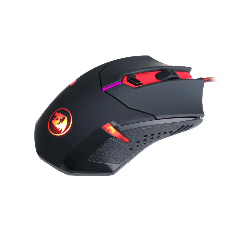 Redragon M601 центрофорус 3200 точек/дюйм, Проводная игровая мышь Эргономичный дизайн для компьютера PC Gamer