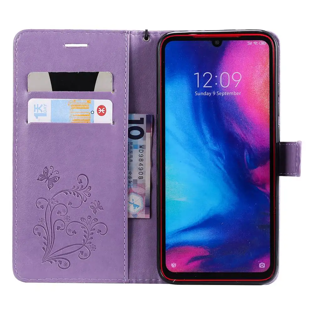 3D Covers On For Xiaomi Redmi Note 7 Pro 64GB 128GB 32GB Book Flip Cases 7Pro Wallet Case TPU Full Housing | Мобильные телефоны и