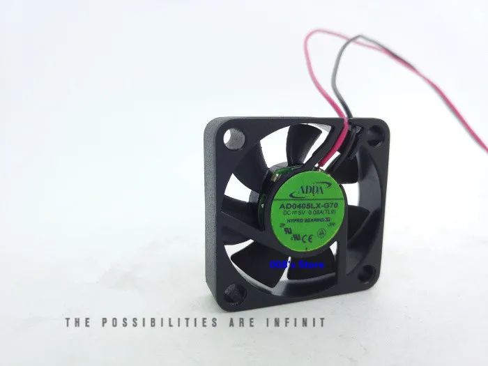 Новый Процессор охлаждающий вентилятор для AD0405LX-G70 TL9 40 мм 4 см DC 5V 0.08A 40x40x10 4x4x1 2