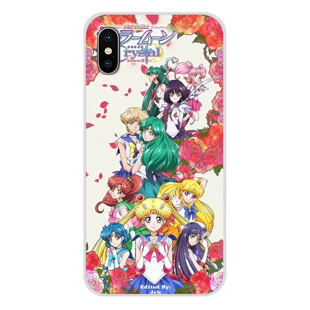 Чехол из ТПУ sailormoon girl crystal для LG G3 G4 Mini G5 G6 G7 Q6 Q7 Q8 Q9 V10 V20 V30 X Power 2 3 K10 K4 K8 2017 | Мобильные
