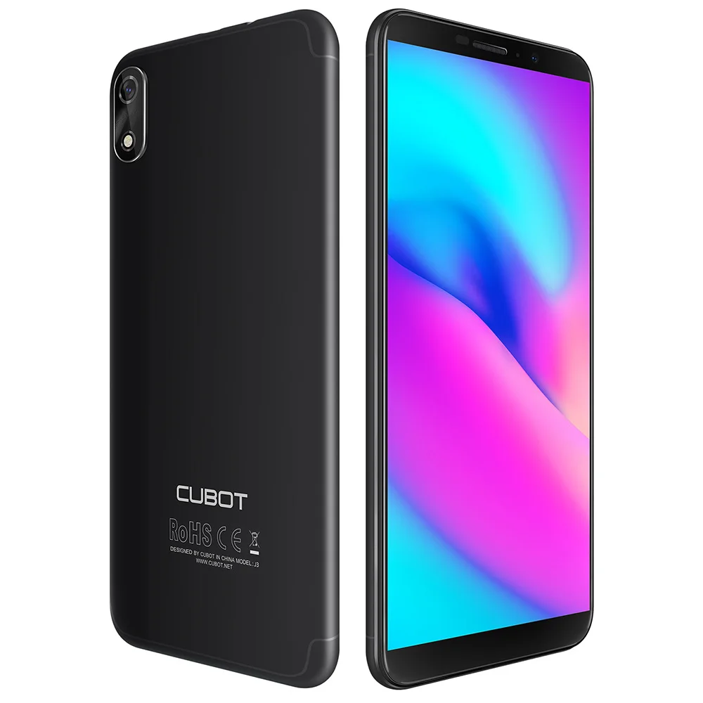 Cubot J3 смартфон 3g 5 0 дюймов Android GO mt6580 четыре ядра 1. Гц 1 ГБ Оперативная память 16