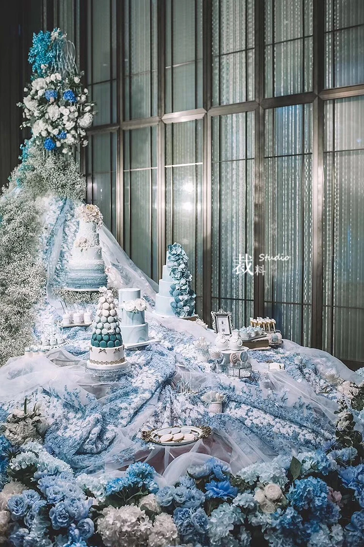 Вышитые кружево Тюль couture tissu лоскутное полиэстер ткань японский Африканский