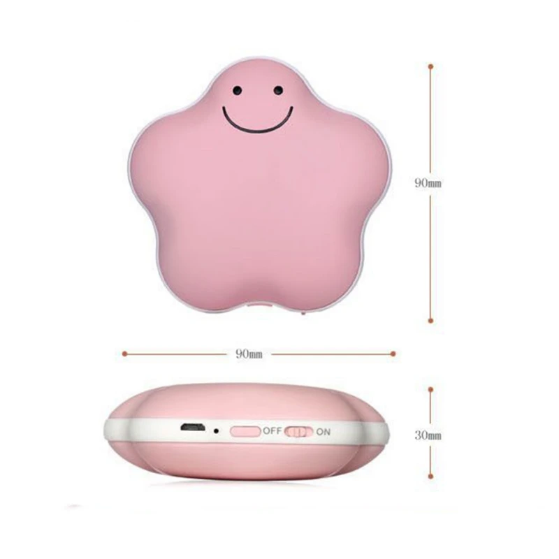 USB мини перезаряжаемый подогреватель для рук сокровище Лаки звезда банк силы электрический подогреватель для рук
