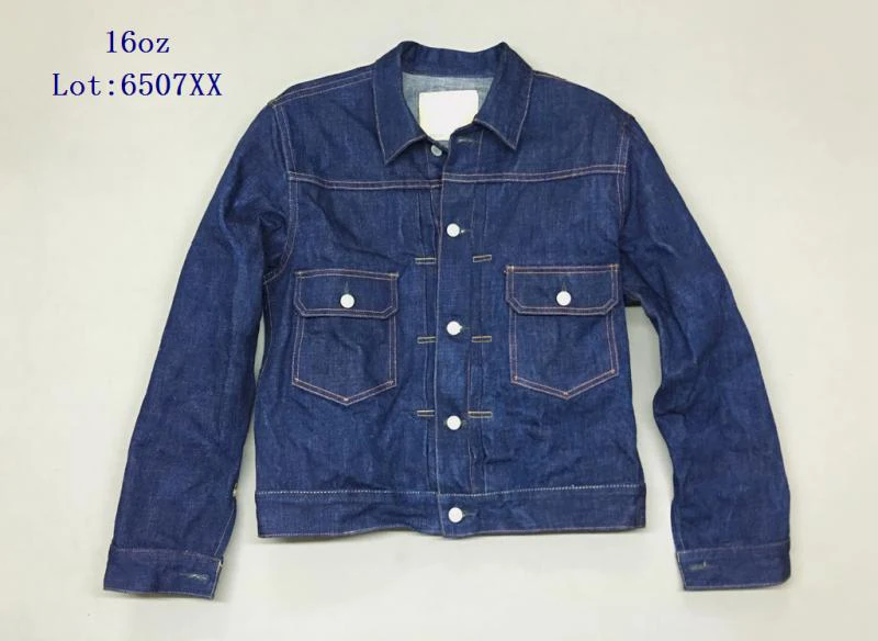 BOB DONG Repro Винтаж 507XX Тип 2 джинсовая куртка водителя грузовика Selvage мужская куртка
